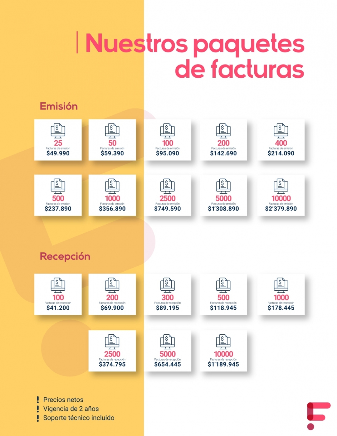gallery/facturas electrónicas paquetes